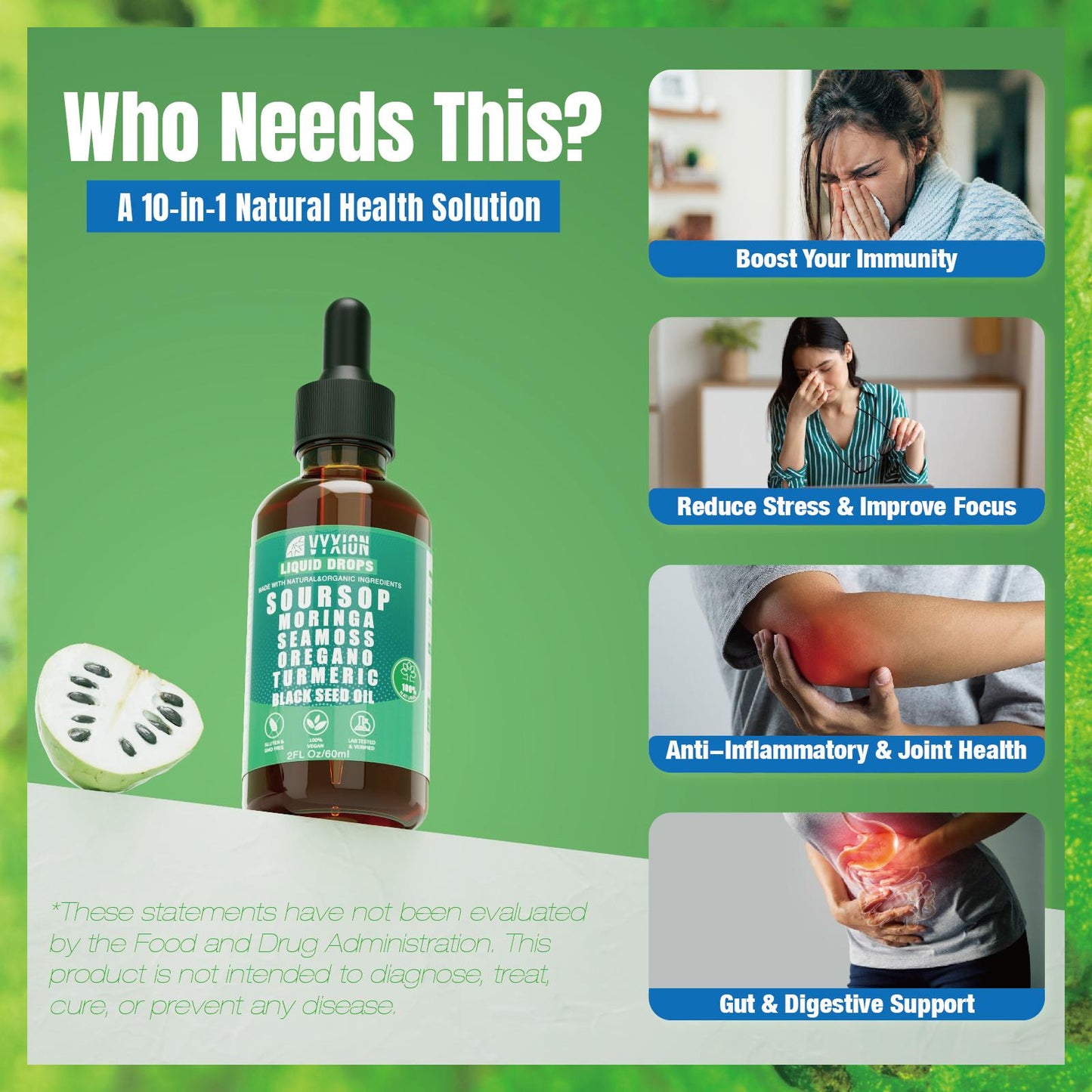 Pure Soursop 10 in 1 Extract