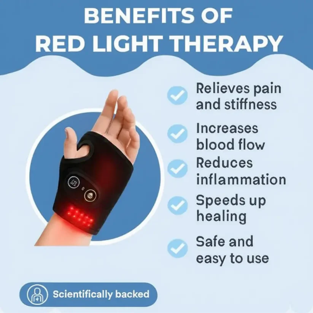 KulWrap™ - Red Light Therapy Hand Massager