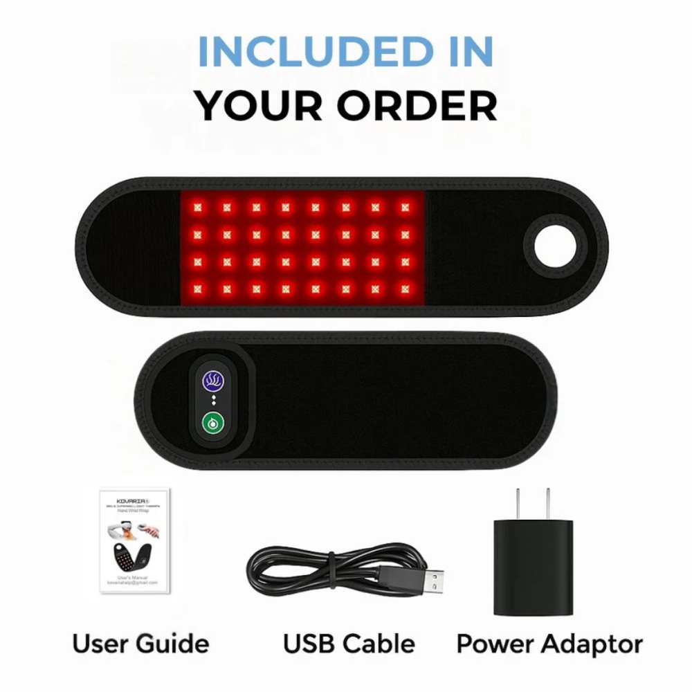 KulWrap™ - Red Light Therapy Hand Massager