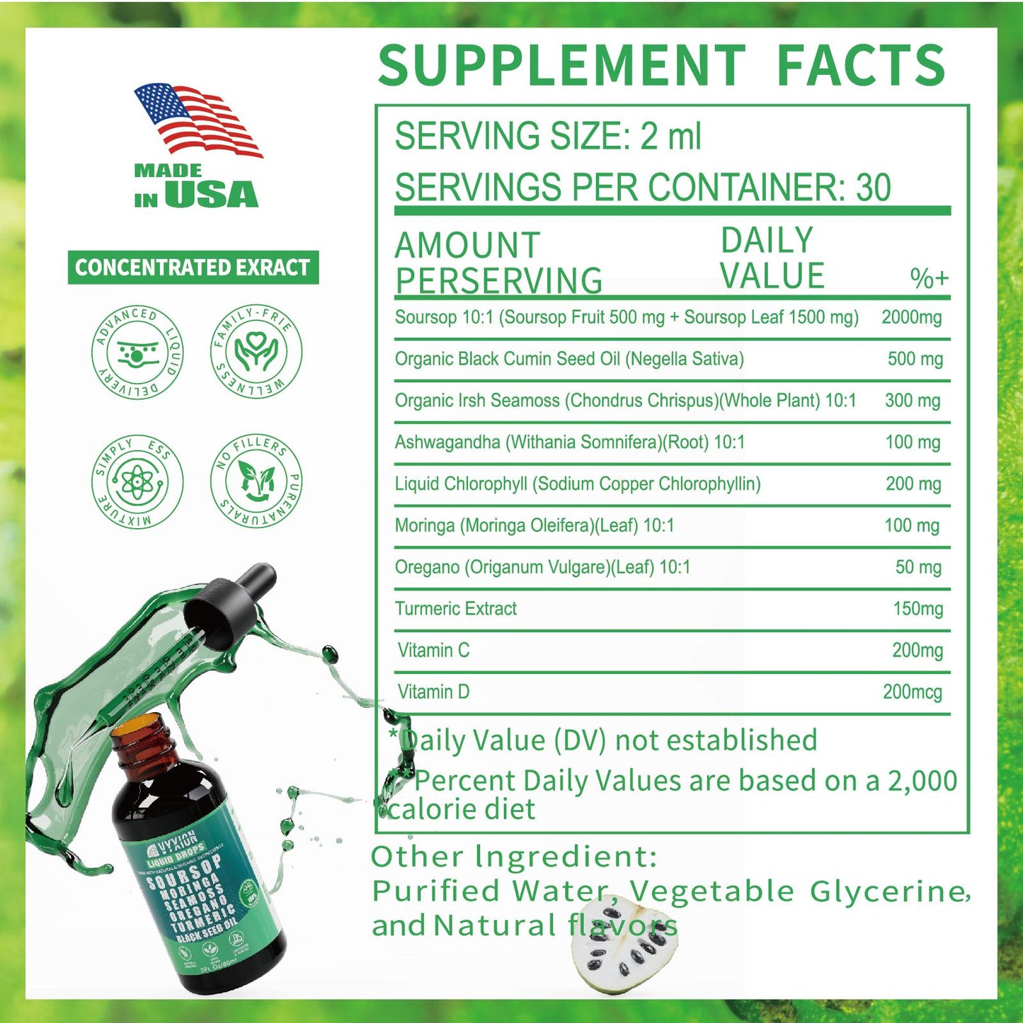 Pure Soursop 10 in 1 Extract